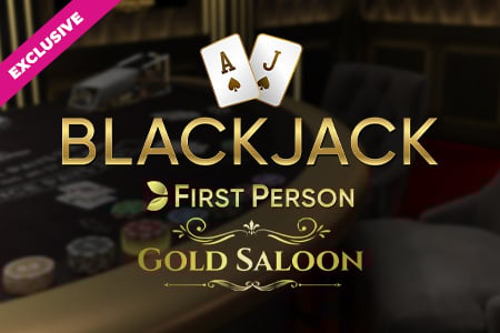 Gold Saloon First Person Blackjack